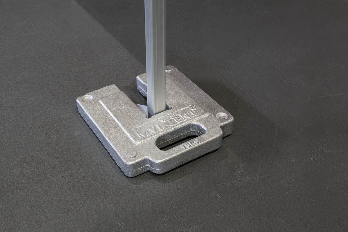 MVL-TENT® Faltzelt Gewichte 15 kg | U-Form | Alle Serien